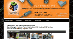 Desktop Screenshot of candpplasticsinc.com