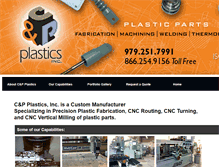Tablet Screenshot of candpplasticsinc.com